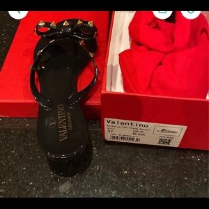 Valentino sandals with gold studs